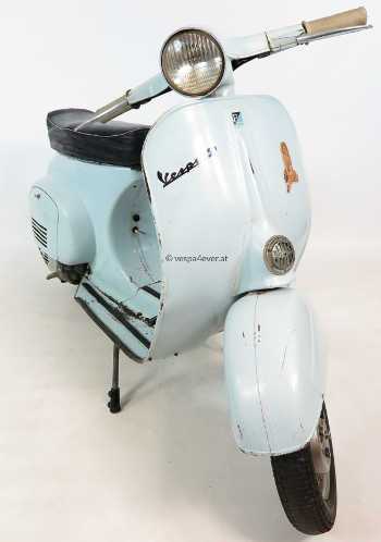 Vespa 50N 1967 Originallack Azzurro Chiaro 400