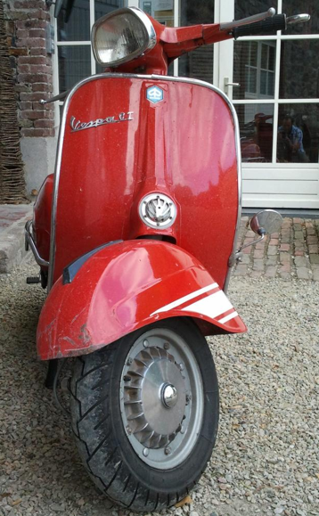 Vespa Farbe Rosso Naranjo Lackierung