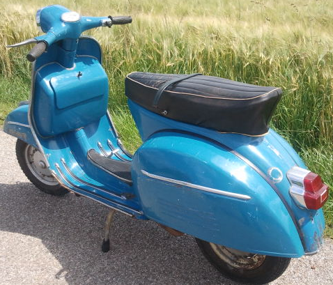 Vespa Farben Azul Blau Lackierung