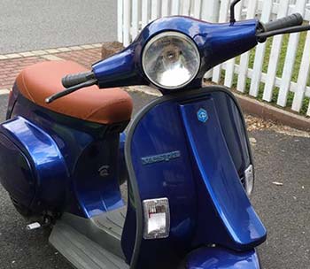 Vespa HP4: Lack Bleu Met 118 Metallic
