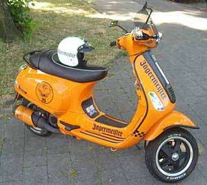 Vespa S 50 Sport Lackierung 938A Piaggio Taormina Orange
